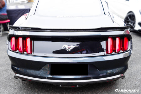 2014-2023 Ford Mustang Rsh Style Carbon Fiber Turnk Spoiler - Carbonado Aero