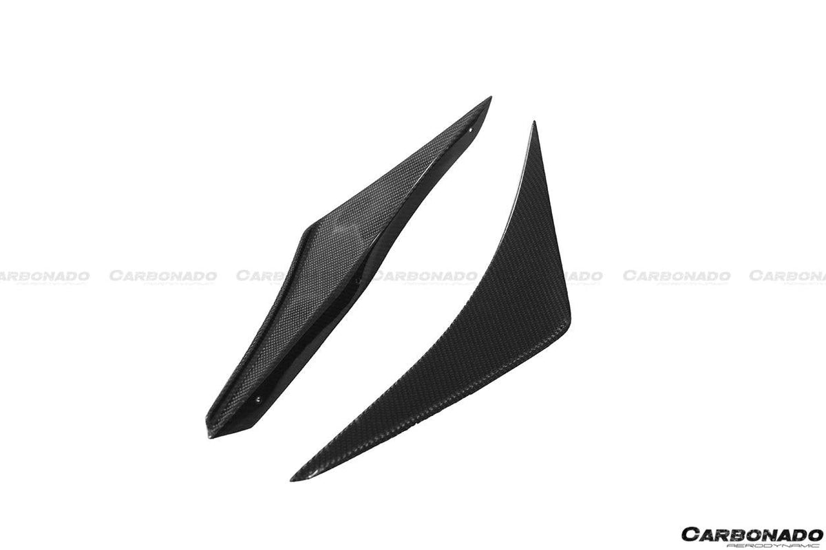 2014-2017 Ford Mustang AR Style Carbon Fiber Canards - Carbonado Aero