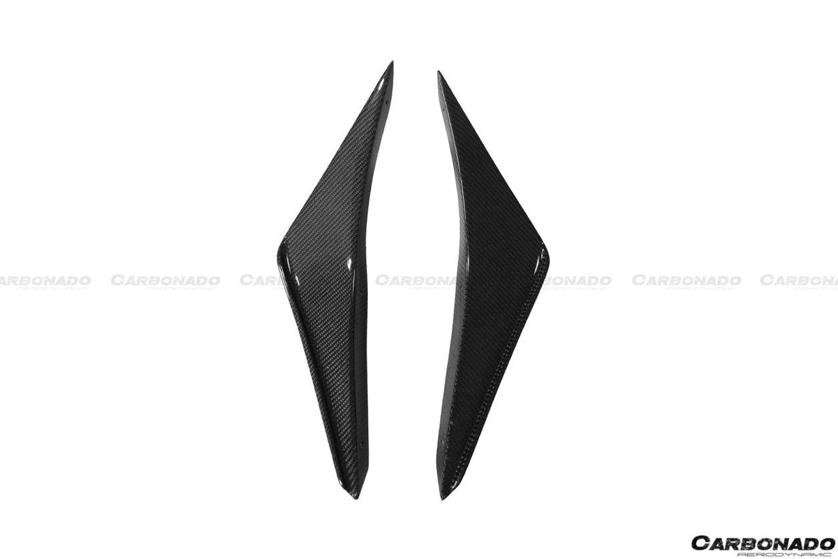 2014-2017 Ford Mustang AR Style Carbon Fiber Canards - Carbonado Aero