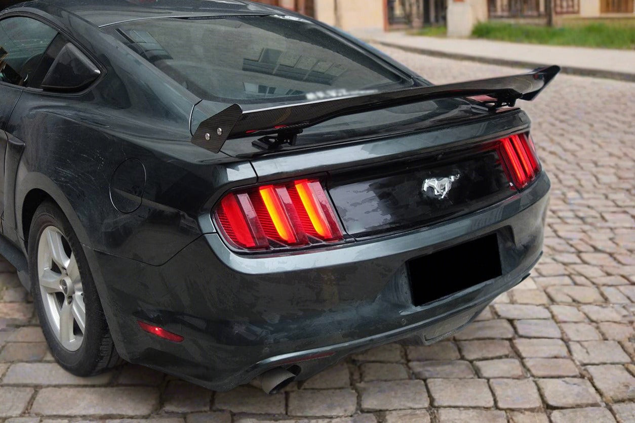 2015-2023 Ford Mustang AR Style Carbon Fiber Wing - Carbonado