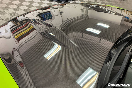 2008-2016 Nissan GTR R35 CBA/DBA BSE Style Carbon Fiber Hood - Carbonado Aero