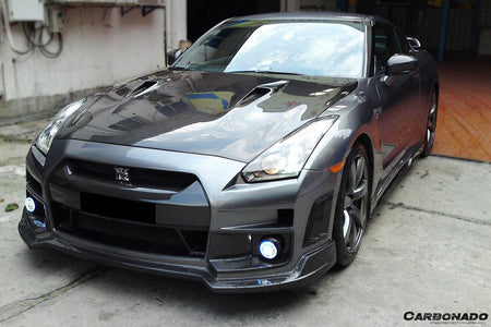 2008-2016 Nissan GTR R35 CBA/DBA BSE Style Carbon Fiber Hood - Carbonado Aero