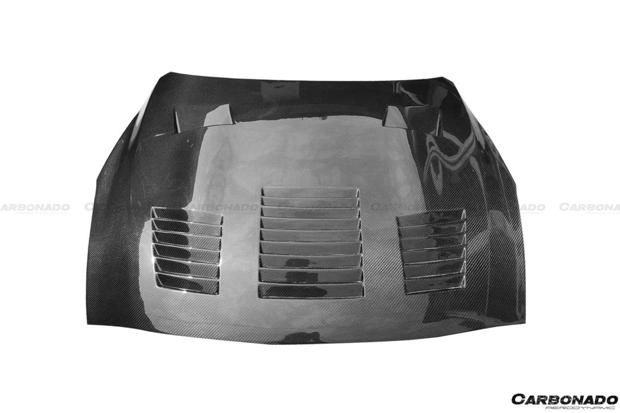 2008-2016 Nissan GTR R35 CBA/DBA TP Style Carbon Fiber Hood - Carbonado Aero