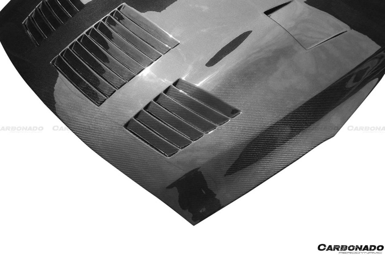 2008-2016 Nissan GTR R35 CBA/DBA TP Style Carbon Fiber Hood - Carbonado Aero