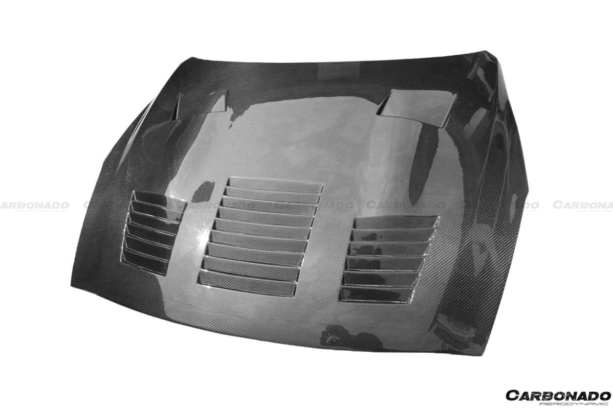2008-2016 Nissan GTR R35 CBA/DBA TP Style Carbon Fiber Hood - Carbonado Aero
