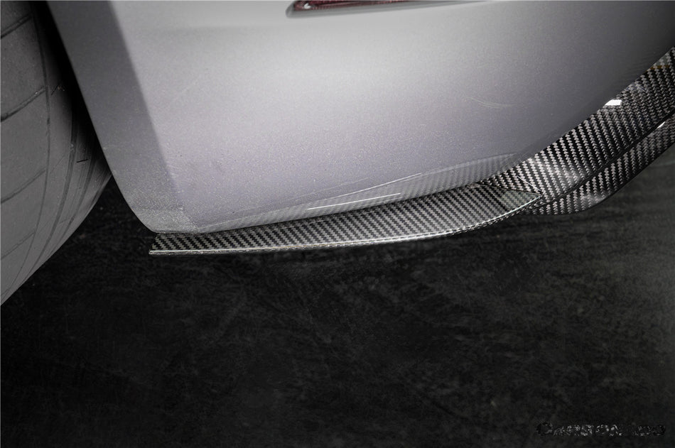 2017-2025 Porsche 718 Cayman Boxster GT4 And GT4RS Convert GT4RS Style Autoclave Carbon Fiber Rear Bumper Winglets