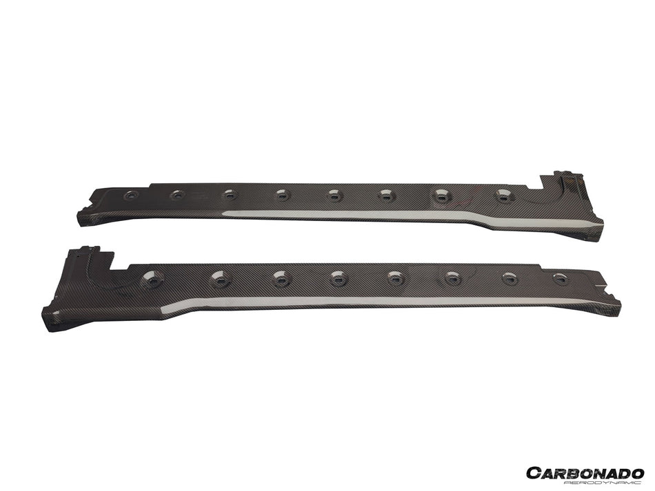 2020-2026 Porsche 911 992.1 | 992.2  Carrera | Targa Turbo SD Style Autoclave Carbon Fiber Side Skirts | Fits 4, 4S, GTS, T, Cabriolet