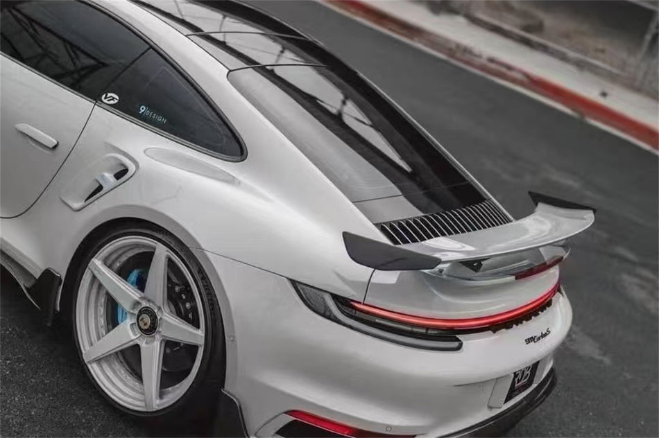 2020-2024 Porsche 911 992.1 Turbo S And Turbo S Cabriolet 9D Style Autoclave Carbon Fiber Wing Trunk Spoiler