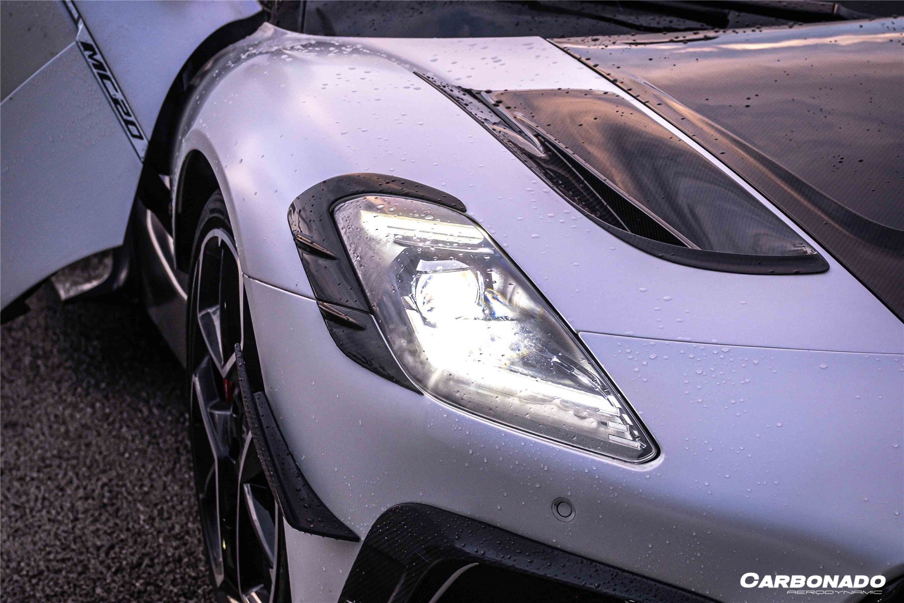 2020-2024 Maserati MC20 MSY Style DRY Carbon Fiber Fender Vents