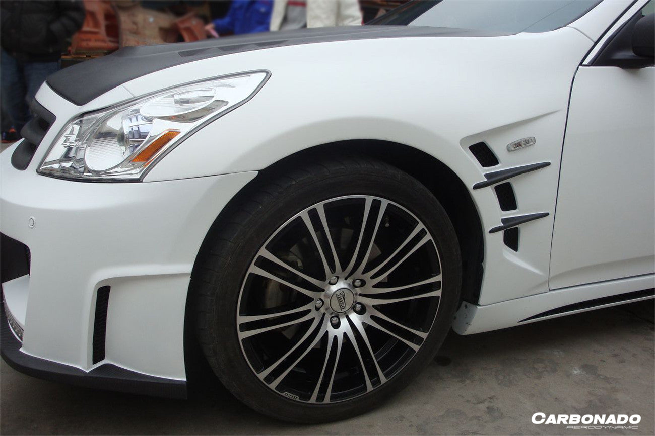 2008-2015 Infiniti G37S Coupe JP Style Fender - Carbonado