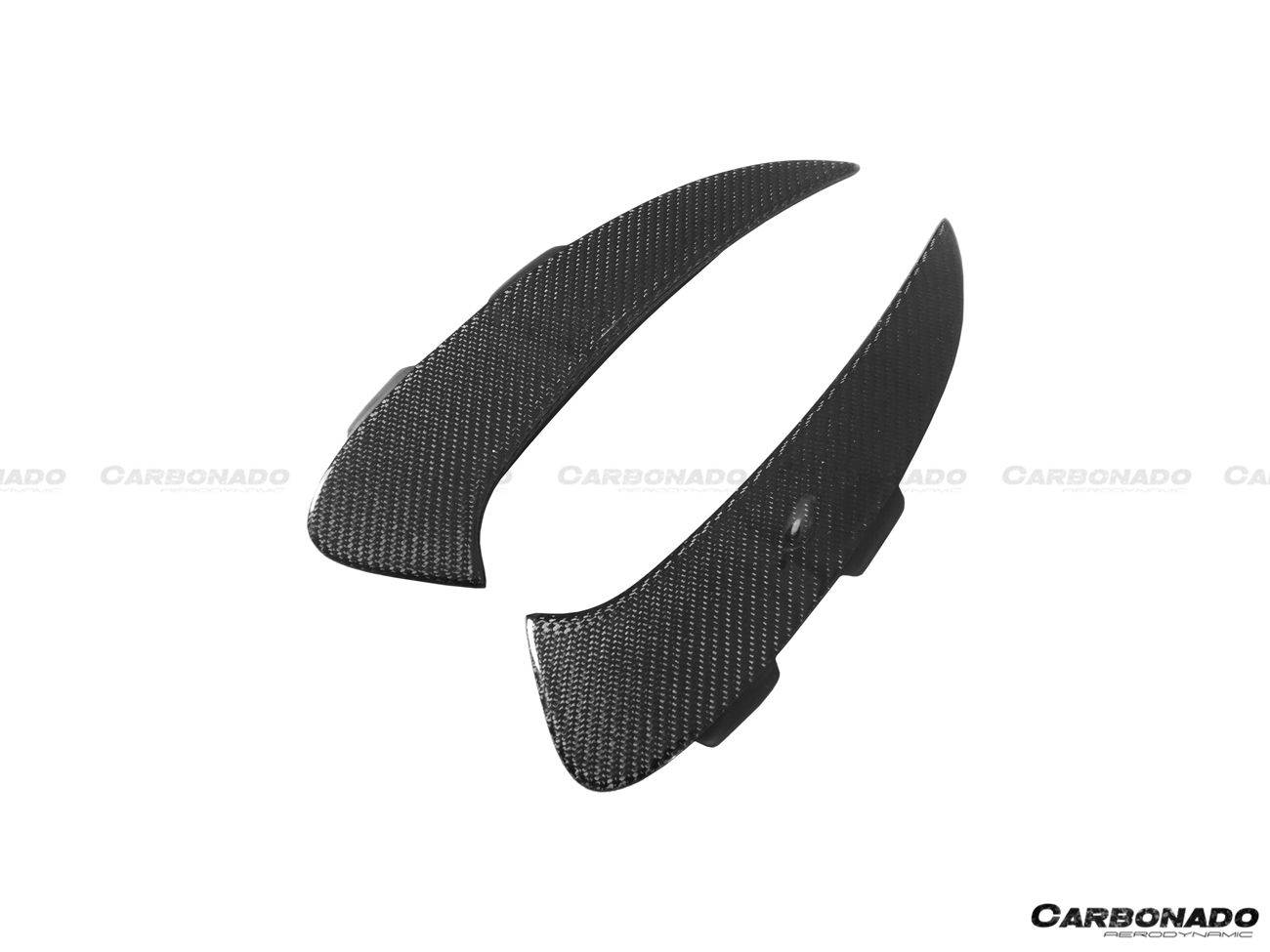 2019-2023 Mercedes Benz AMG GT63/S 4Door Coupe X290 OEM Style Carbon Fiber Rear Canards - Carbonado Aero