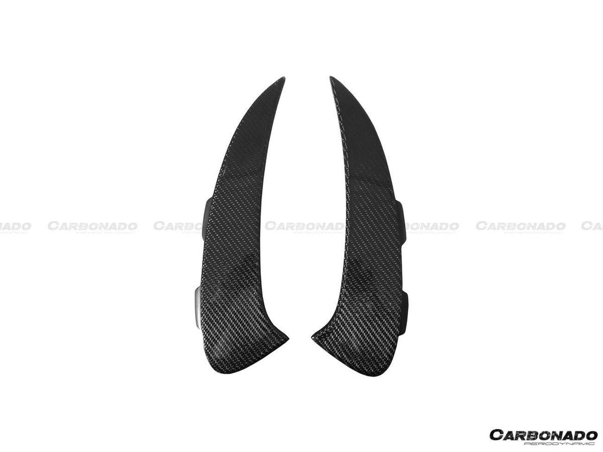 2019-2023 Mercedes Benz AMG GT63/S 4Door Coupe X290 OEM Style Carbon Fiber Rear Canards - Carbonado Aero