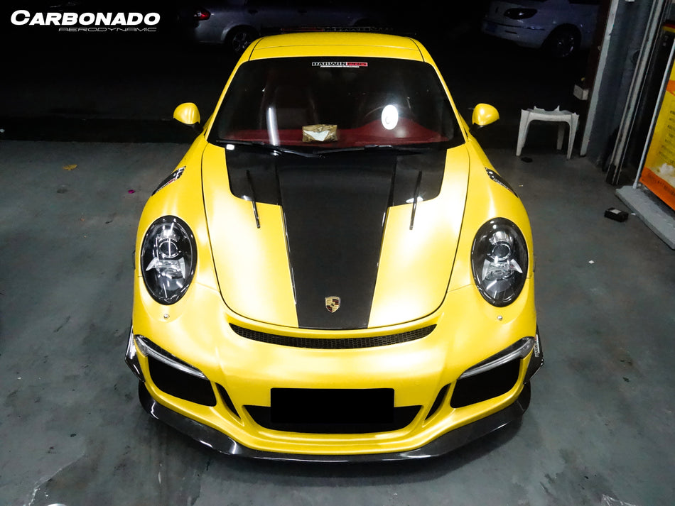 2012-2015 Porsche 911 991.1 Carrera & Targa S & 4 & 4S MG Style Carbon Fiber Hood - Carbonado