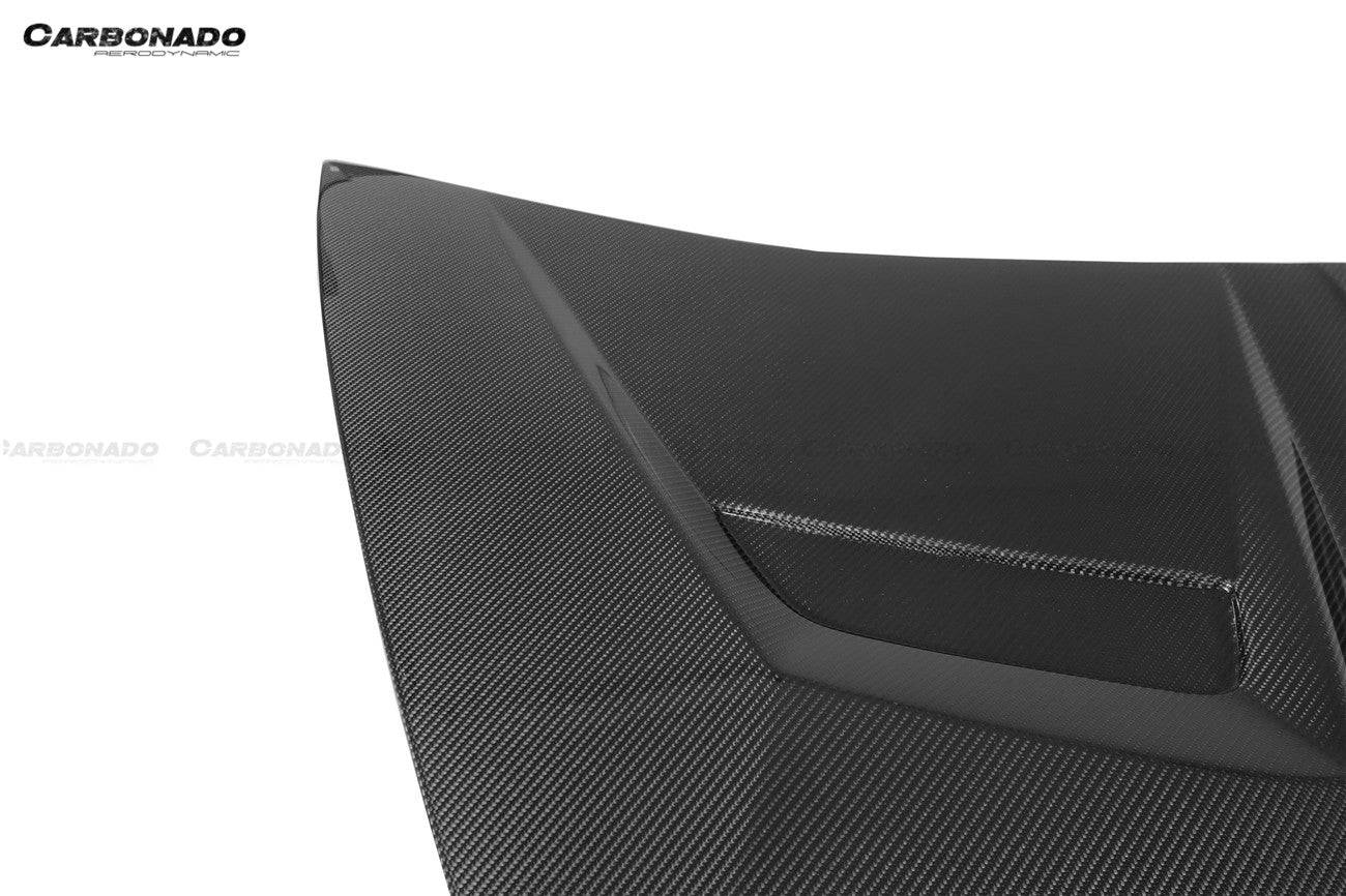 2015-2020 Lamborghini Huracan LP610/LP580 VRS Style Carbon Fiber Hood - Carbonado Aero