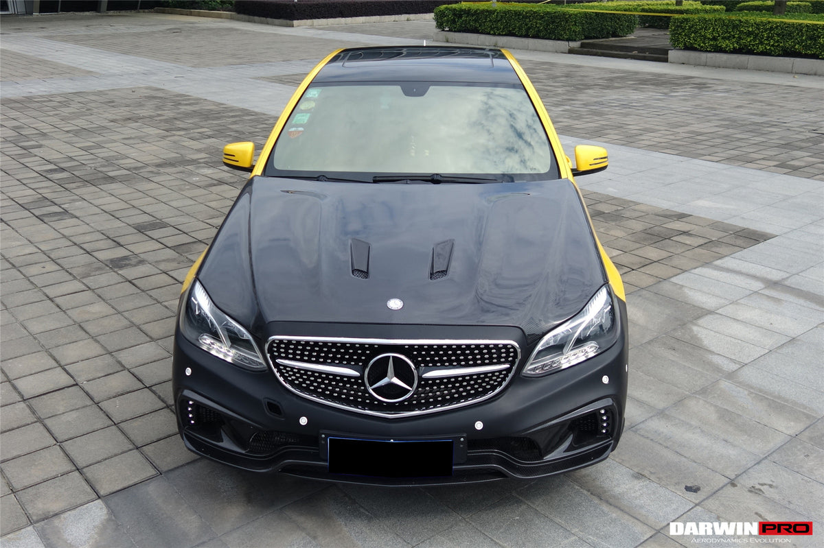 2014-2016 Mercedes Benz E Class W212 BKSS Style Hood - Carbonado