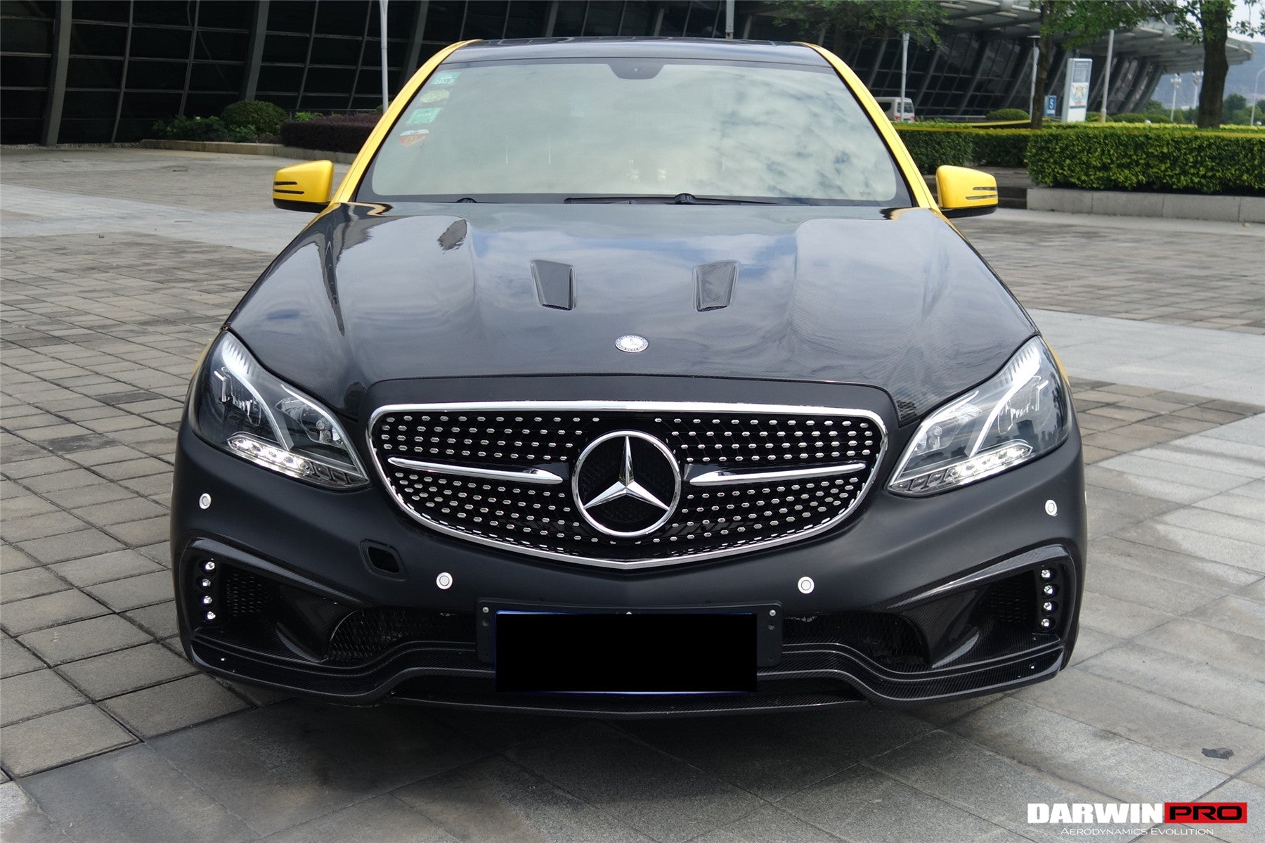 2014-2016 Mercedes Benz E Class W212 BKSS Style Hood - Carbonado