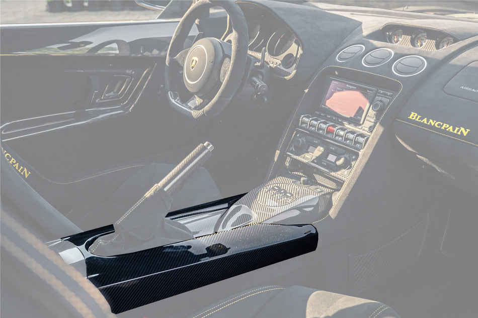2004-2014 Lamborghini Gallardo Center Gear Shift Console Board Carbonado (OE) Fits: LP550, LP560, LP570