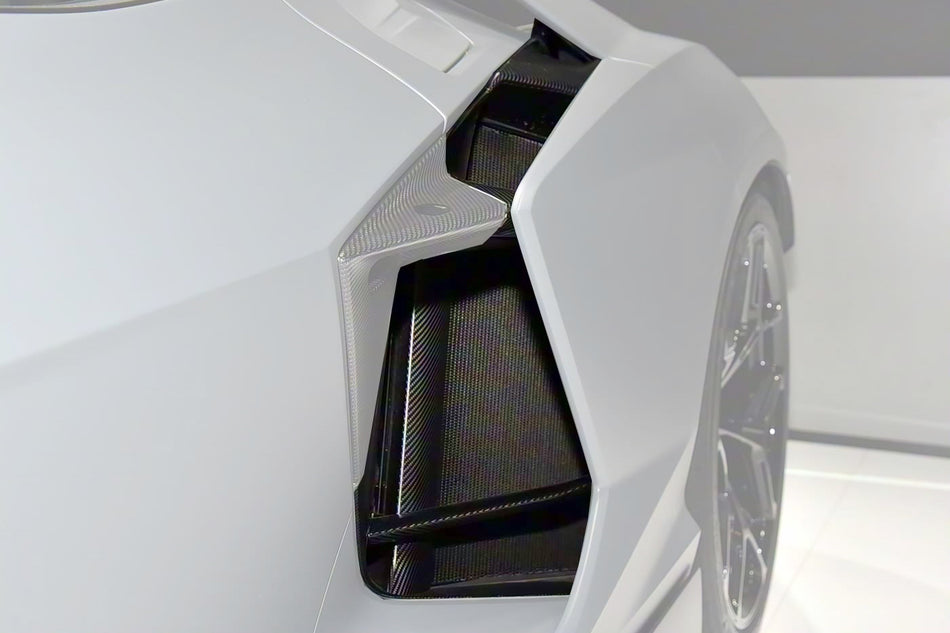 2023-UP Lamborghini Revuelto OE Style Autoclave Carbon Fiber Quarter Panel Fender Vents 10 pieces