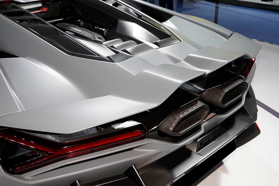 2023-UP Lamborghini Revuelto OE Style Autoclave Carbon Fiber Trunk Spoiler Wing