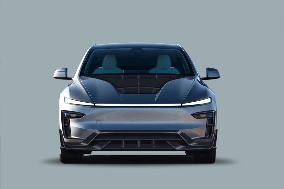 2025-UP Tesla Model Y Refresh OX Style Autoclave Carbon Fiber Hood