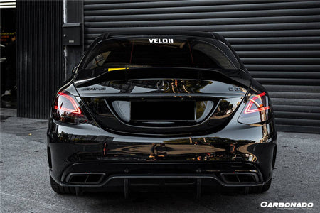 2015-2021 Mercedes Benz C63 AMG C-Class W205 Sedan RT Style Trunk Spoiler - Carbonado Aero