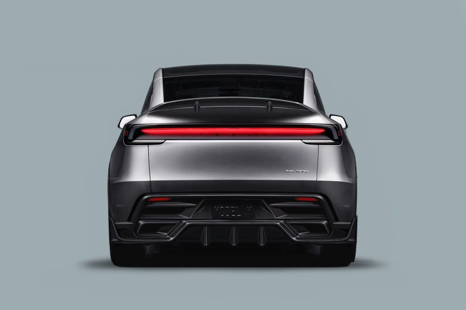2025-UP Tesla Model Y Refresh OX VER1 Style Autoclave Carbon Fiber Rear Spoiler