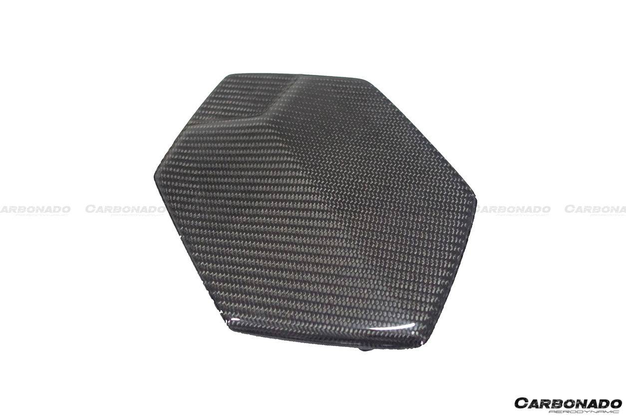 2011-2016 Lamborghini Aventador LP700 Coupe OEM Style Carbon Fiber Gas Cap Repalcement - Carbonado Aero