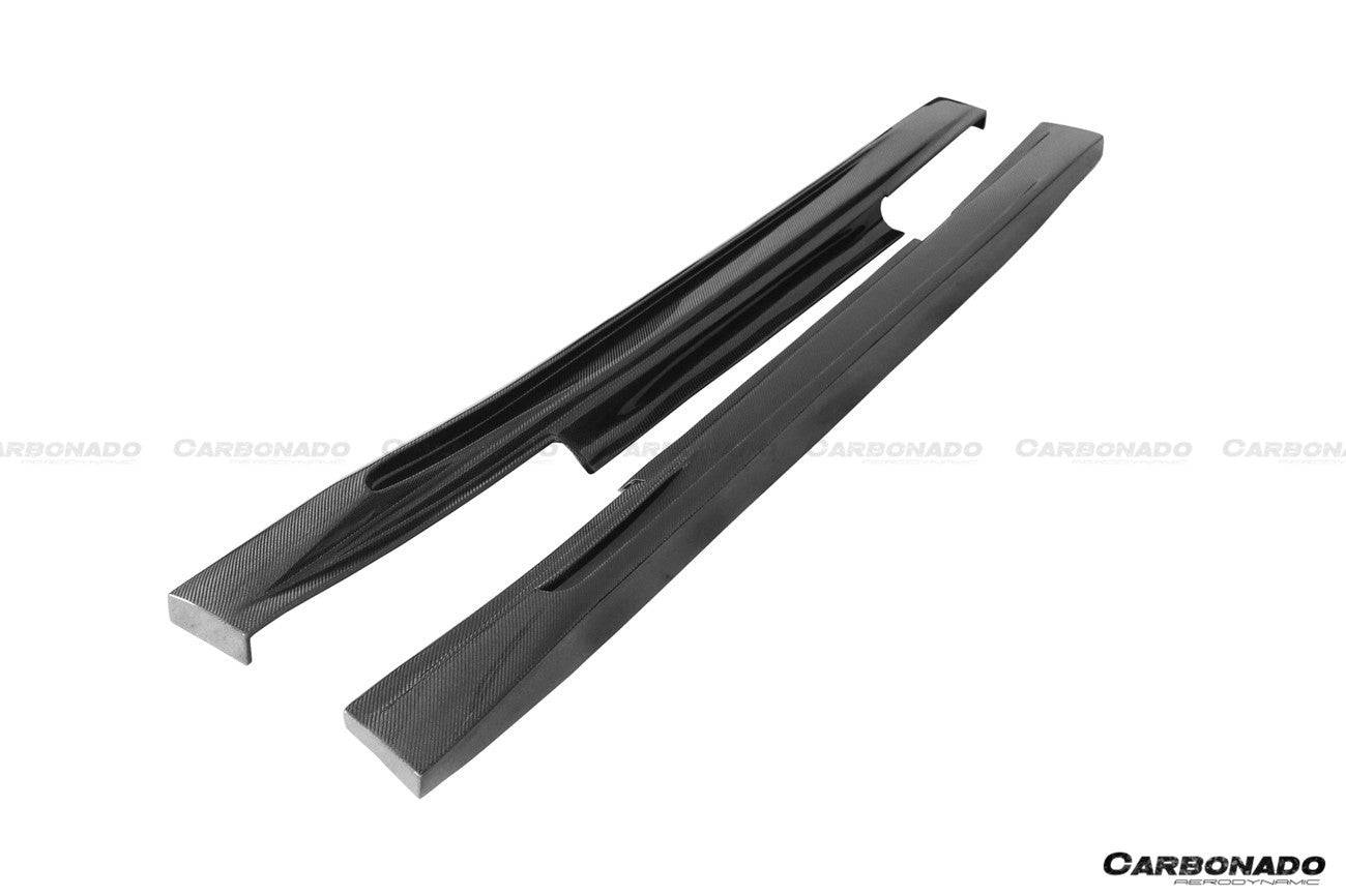 2008-2020 Nissan GTR R35 CBA/DBA/EBA BS Style Carbon Fiber Side Skirts - Carbonado Aero