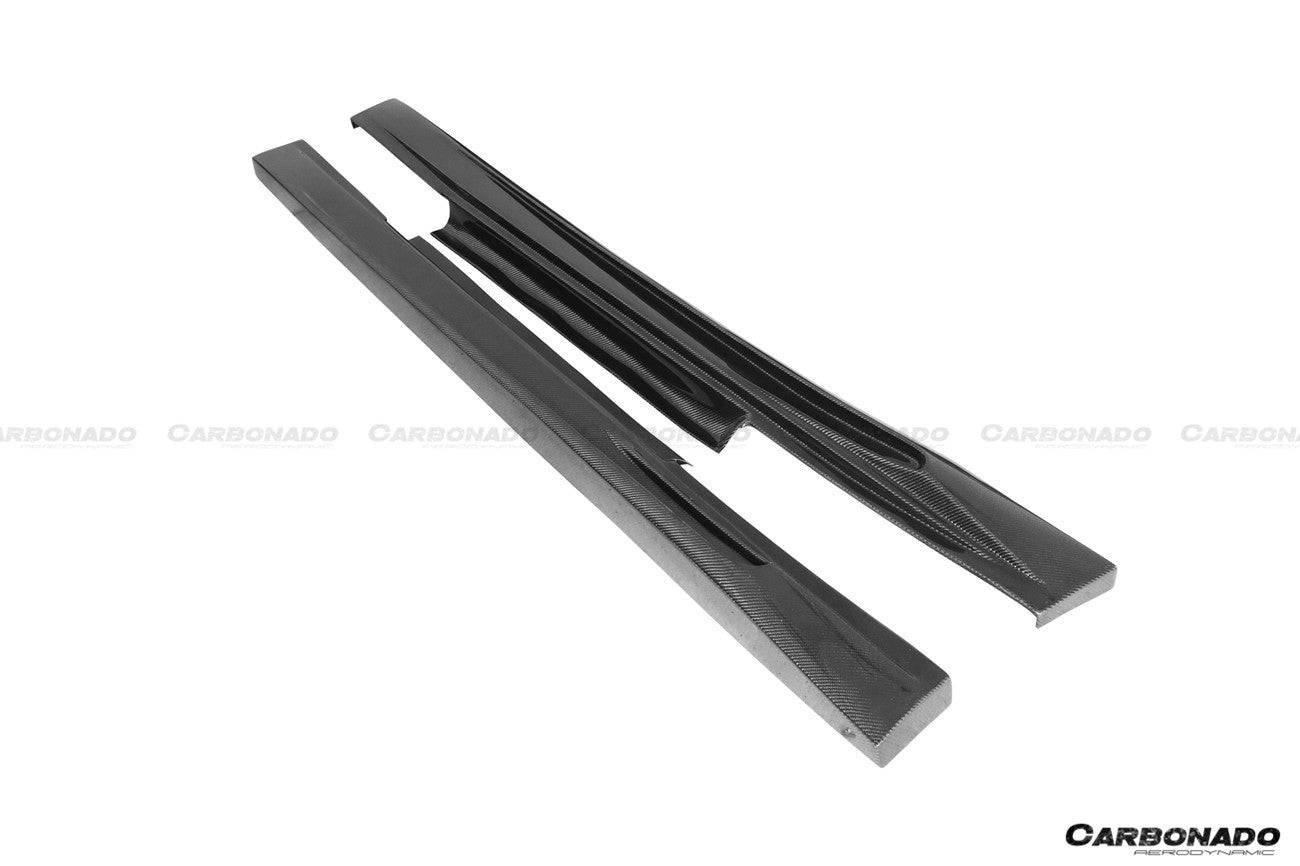 2008-2020 Nissan GTR R35 CBA/DBA/EBA BS Style Carbon Fiber Side Skirts - Carbonado Aero