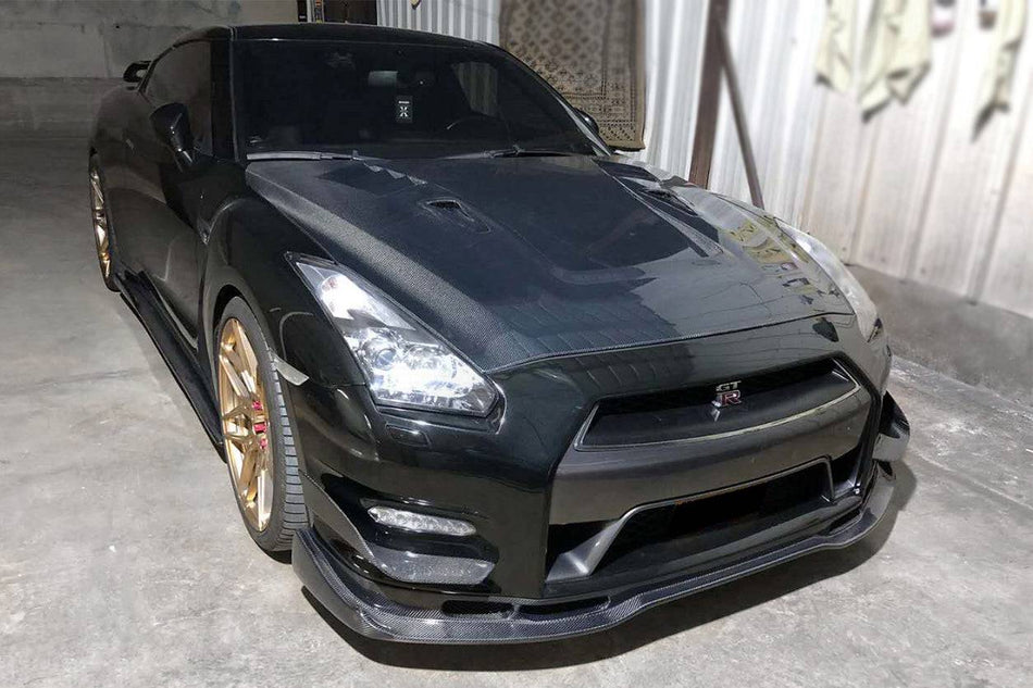 2008-2016 Nissan GTR R35 CBA/DBA BSE2 Style Carbon Fiber Hood - Carbonado