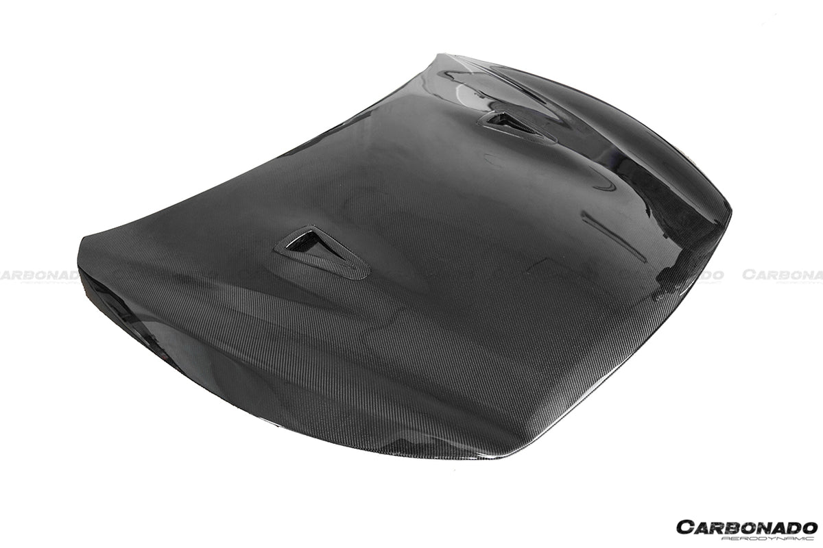 2014-2017 Infiniti Q50 Sedan EAU ROUGE Style Hood - Carbonado Aero