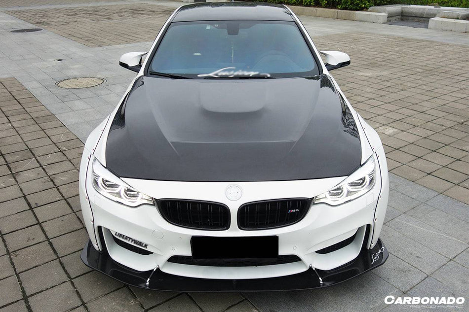2014-2020 BMW F80 M3 F82 M4 GTS Carbon Fiber Style Hood