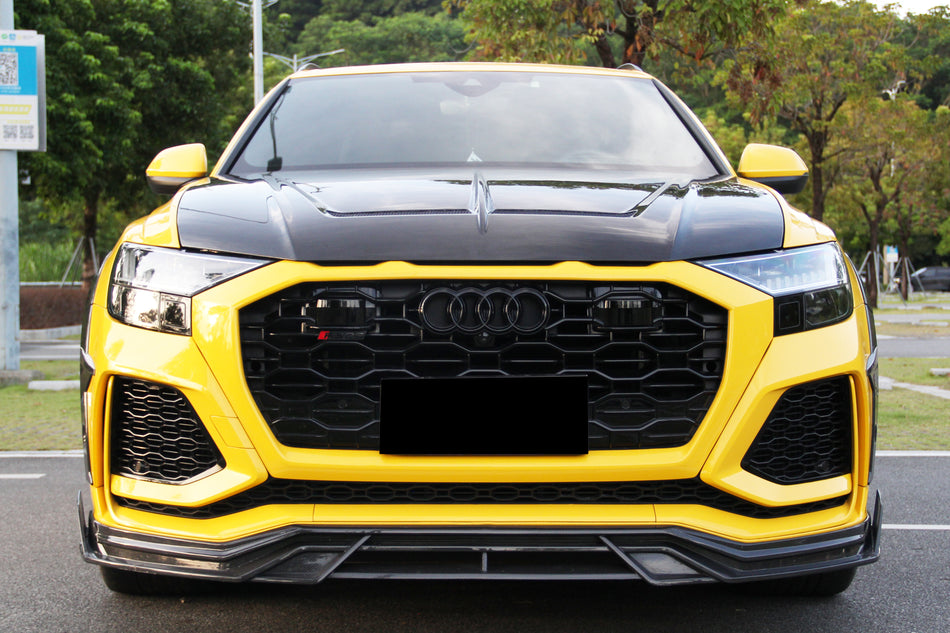 2020-2023 Audi RSQ8 AD Style Dry Carbon Fiber Front Lip Splitter