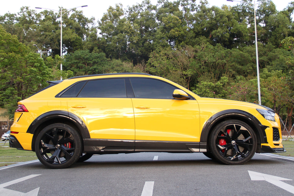 2020-2023 Audi RSQ8 AD Style Dry Carbon Fiber Fender Flare Wheel Trims