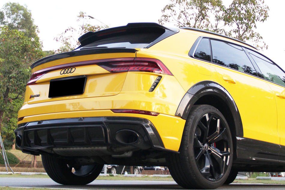 2020-2023 Audi RSQ8 AD Style Dry Carbon Fiber Rear Diffuser Lip