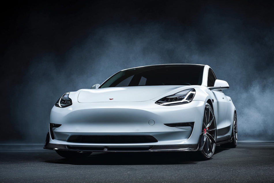 2017-2023 Tesla Model 3 VRS Style Carbon Fiber Front Lip