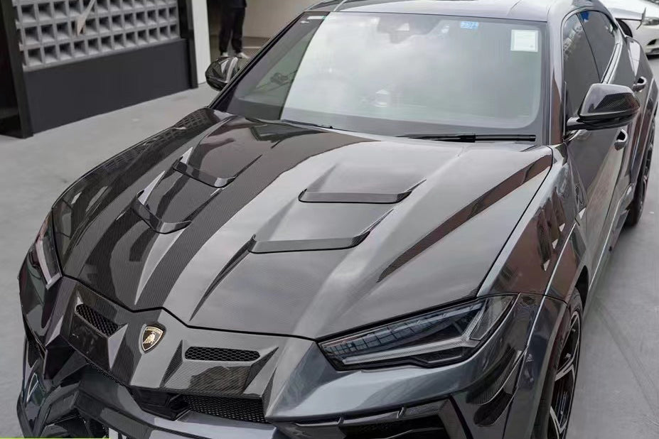 2018-2024 Lamborghini URUS MS Style Carbon Fiber Hood - Carbonado