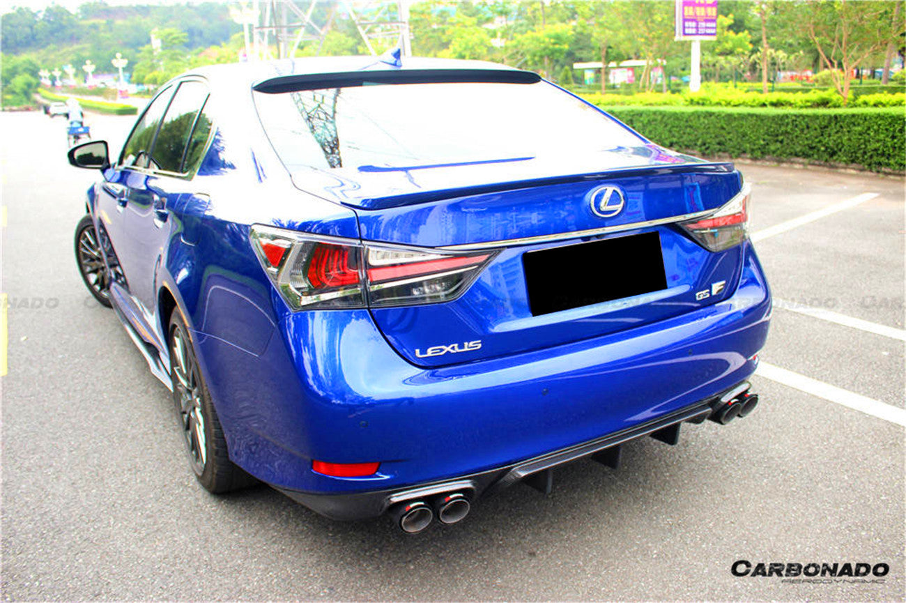 2015-2020 Lexus GS & GSF AM Style Carbon Fiber Roof Spoiler - Carbonado