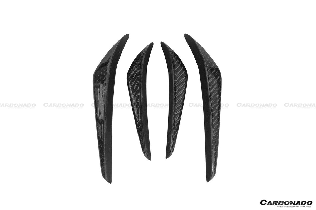 2021-UP BMW M3 G80 M4 G82/G83 MP Style Carbon Fiber Front Canards - Carbonado Aero
