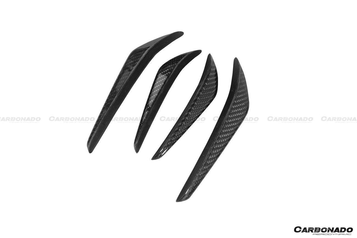2021-UP BMW M3 G80 M4 G82/G83 MP Style Carbon Fiber Front Canards - Carbonado Aero