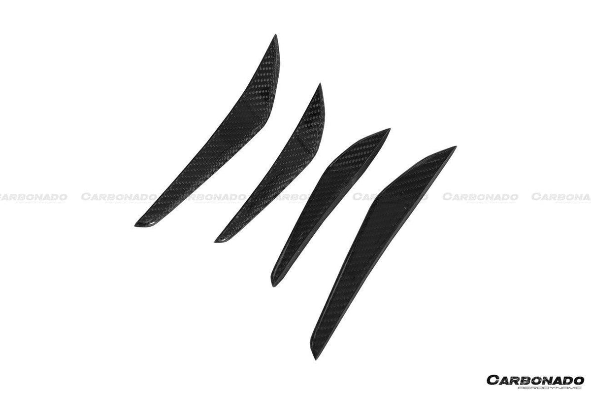 2021-UP BMW M3 G80 M4 G82/G83 MP Style Carbon Fiber Front Canards - Carbonado Aero