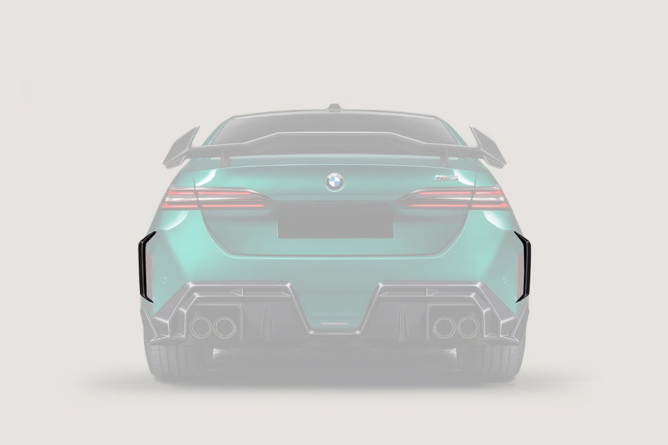 2024-UP BMW G90 M5 AD Style Autoclave Carbon Fiber Rear Bumper Canards