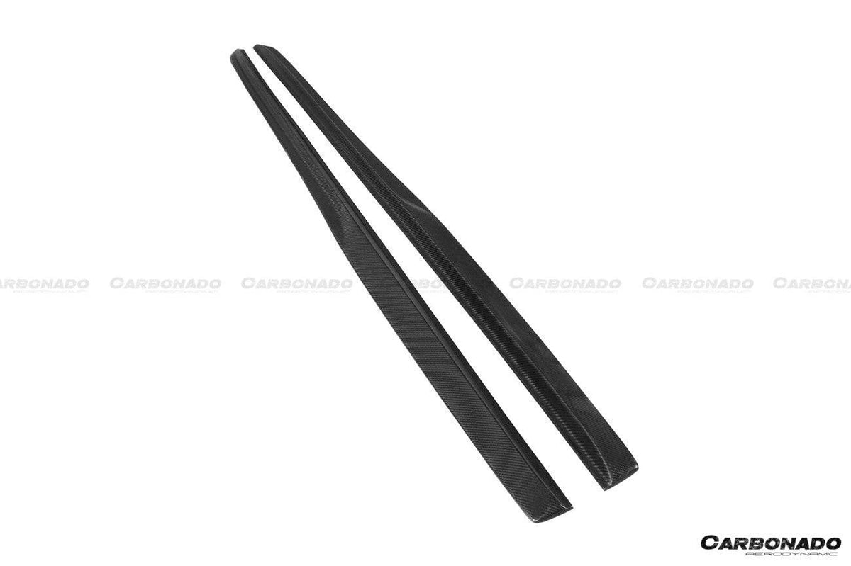 2015-2021 Mercedes Benz C-Class C63 AMG W205 Sedan PS Style Side Skirts - Carbonado Aero