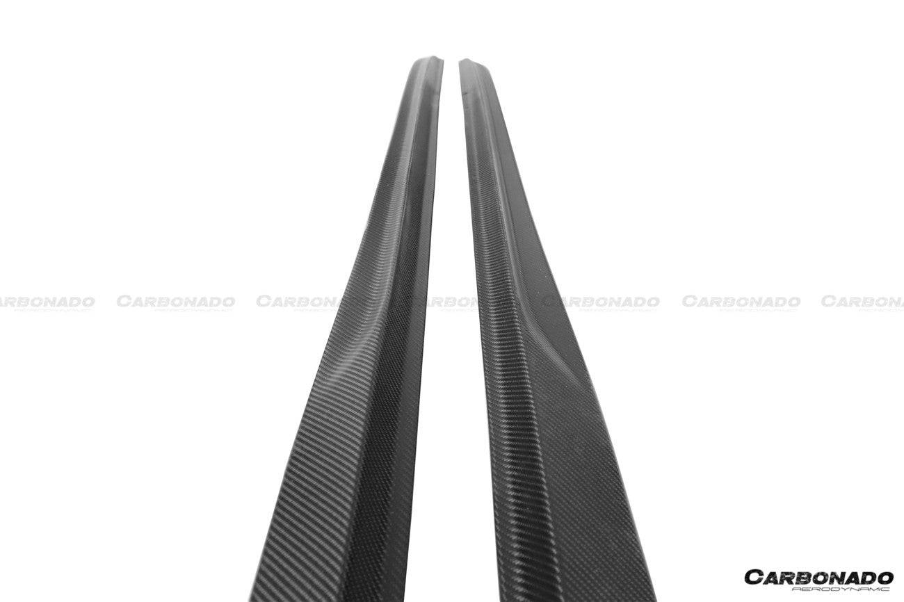 2015-2021 Mercedes Benz C-Class C63 AMG W205 Sedan PS Style Side Skirts - Carbonado Aero