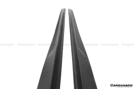 2015-2021 Mercedes Benz C-Class C63 AMG W205 Sedan PS Style Side Skirts - Carbonado Aero