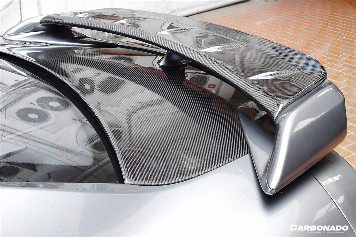 2008-2022 Nissan GTR R35 CBA & DBA & EBA BSE Style Carbon Fiber Trunk Spoiler Wing Ducktail Patch - Carbonado