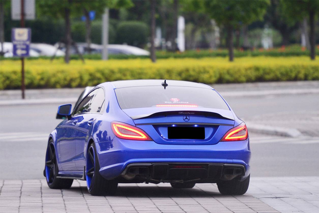 2011-2015 Mercedes Benz CLS350 CLS63 AMG W218 RT Style Rear Diffuser ...
