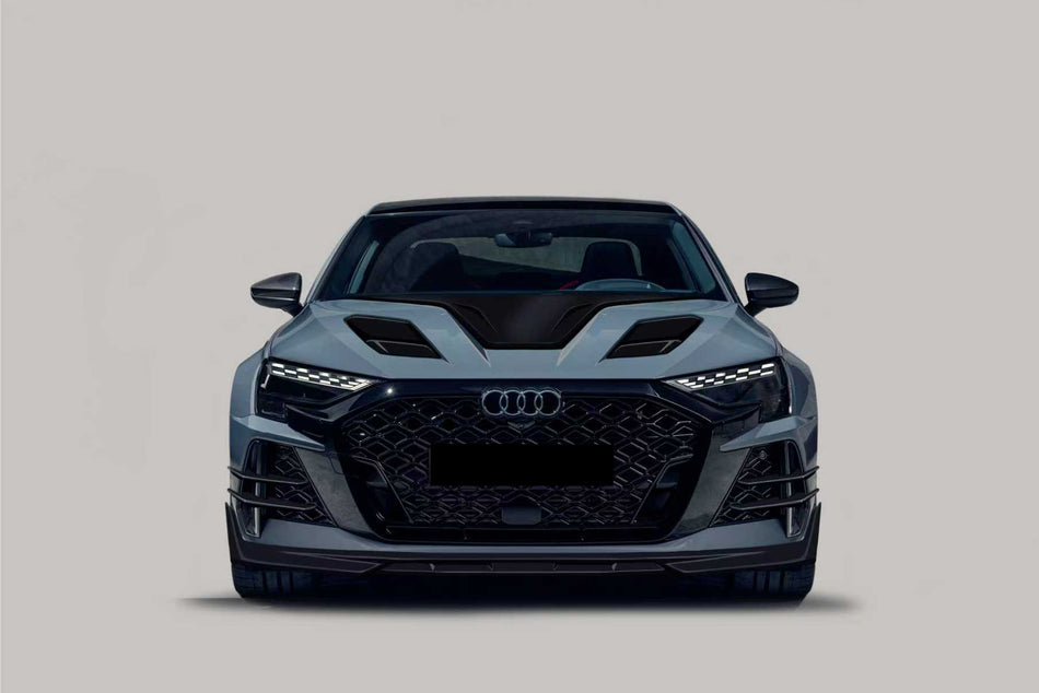 2025-UP Audi RS3 8Y.5 Sedan And Sportback AD Style Autoclave Carbon Fiber Front Canards
