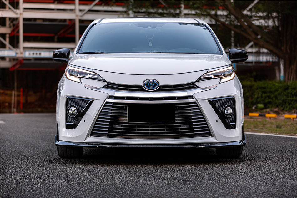 2021-UP Toyota GR SIENNA CA-II Style PP Material Front Bumper With light