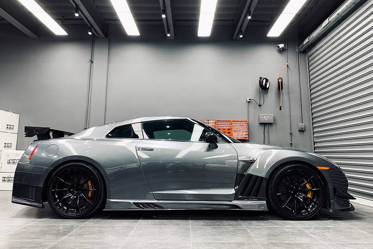 2008-2021 Nissan GTR R35 CBA/DBA/EBA VA Style Side Skirts – Carbonado Aero